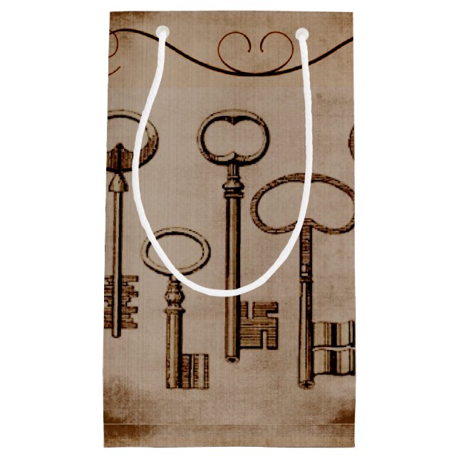 Distress Victorian Vintage Antique Skeleton Nyckla (Framsidan)