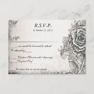 Distress Victorian Vintage Tattoo Ro OSA Kort