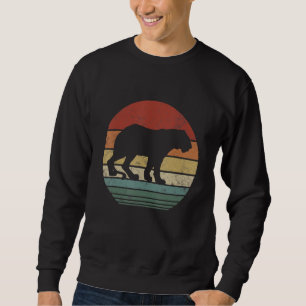 Distress Vintage Tiger Manar Women Kid Animals Lov Lång Ärmad Tröja