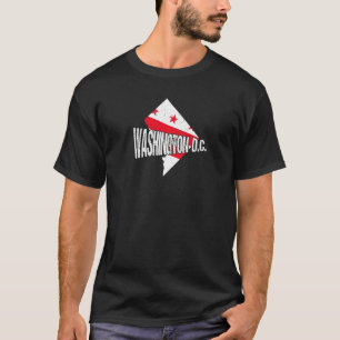 Distress Washington D C T Shirt