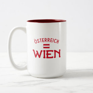 Distress Wien Osterreich (Wien Österrike) Två-Tonad Mugg