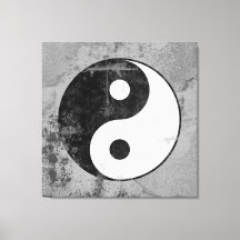Distress Yin Yang Symbol