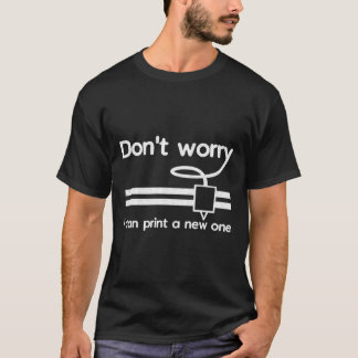 Distressad 3D-skrivare - gift-idé för Geeks - Ne T Shirt