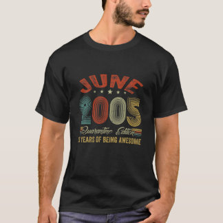 Distressad juni 2005 Quarantine Boy Girl 16 Years T Shirt