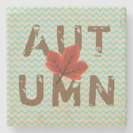 Distressad modern höst stenunderlägg