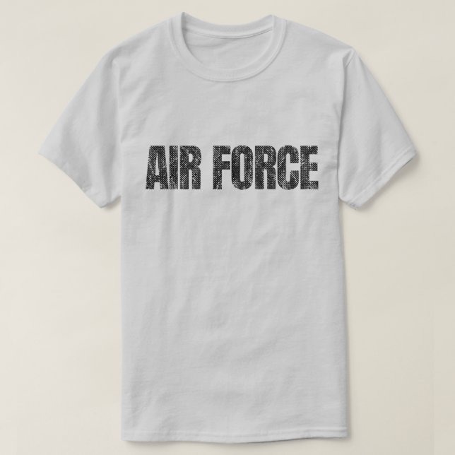 Distressed Air Force T Shirt (Design framsida)