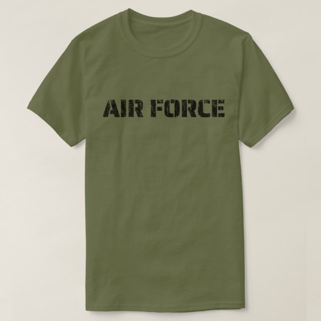 Distressed Air Force T Shirt (Design framsida)