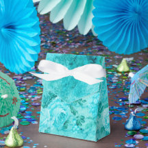 Distressed Blue Roses Collage 