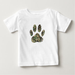 Distressed Camo Hundfotsavtryck Tröja