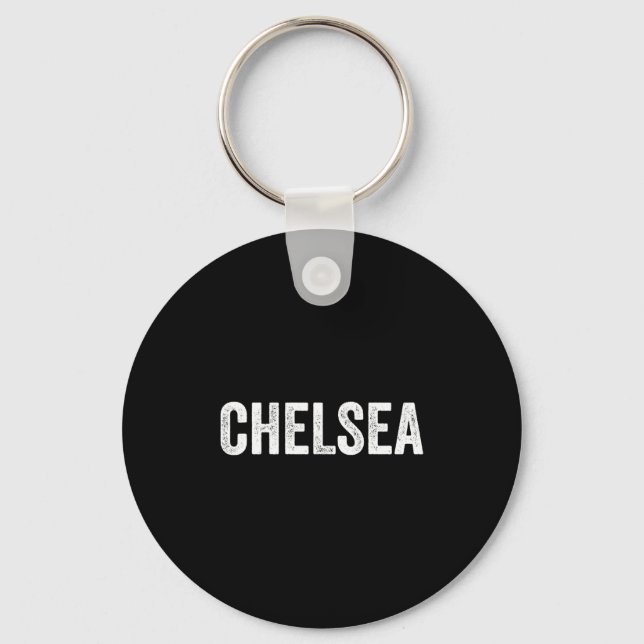 Distressed Chelsea Design Långärmad  Nyckelring (Framsida)
