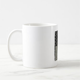 Distressed Daddy Amerikansk Flagga Tröja Design_1 Kaffemugg