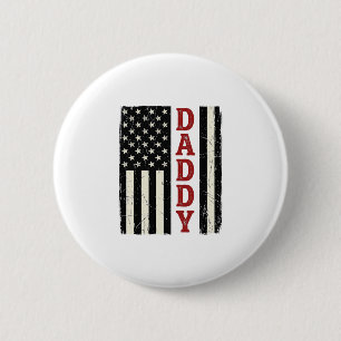 Distressed Daddy Amerikansk Flagga Tröja Design_1 Knapp