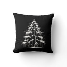 Distressed Drippy Gothic Chic White Christmas Tree