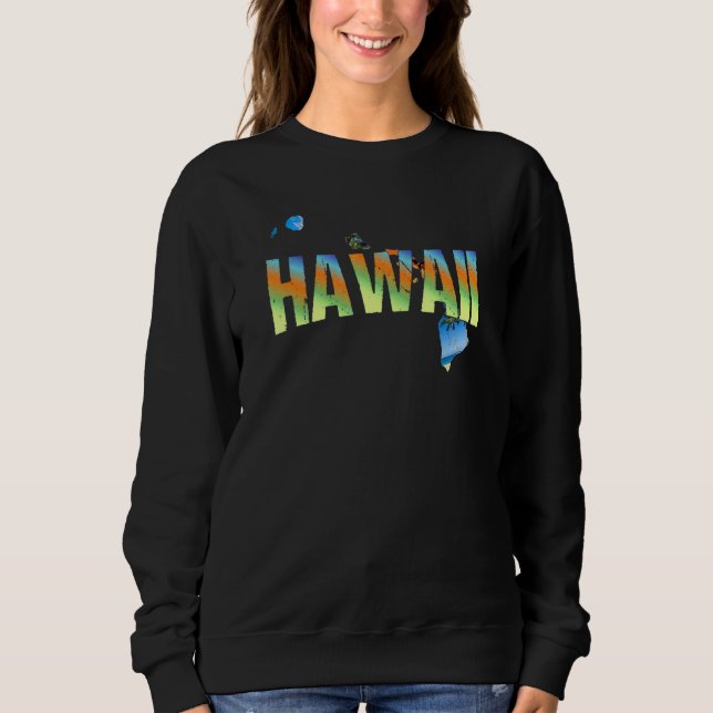 Distressed Hawaii T Shirt (Framsida)