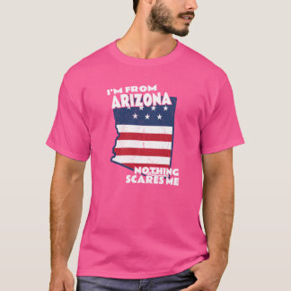 Distressed Im From Arizona Home State AZ Nothing S T Shirt