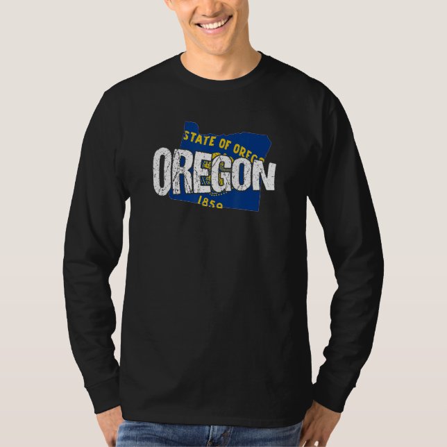 Distressed Oregon T Shirt (Framsida)
