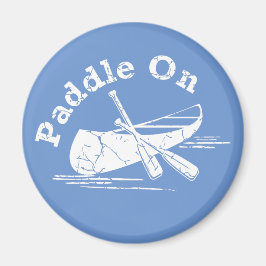 Distressed Paddle On Design - Magnet på svenska