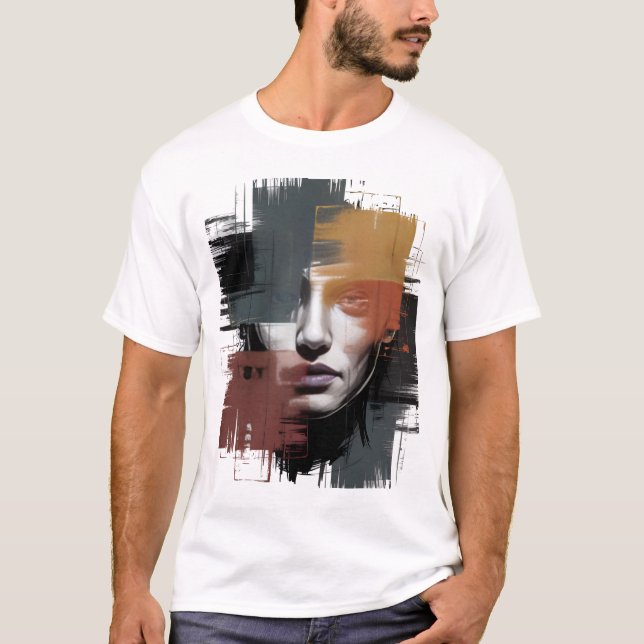 Distressed Reflection T Shirt (Framsida)