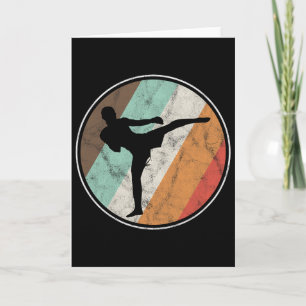 Distressed Vintage Kickboxning Muay Thai  Kort
