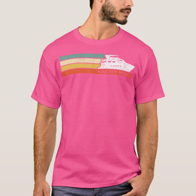 Distressed Yacht Rock T Shirt (Framsida)