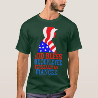 Distribuerad Fiancee-design för finansiering T Shirt