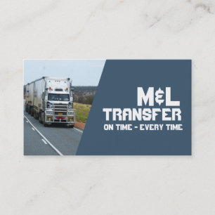 Distribution av fraktgods för CDL-Lastbil Visitkort