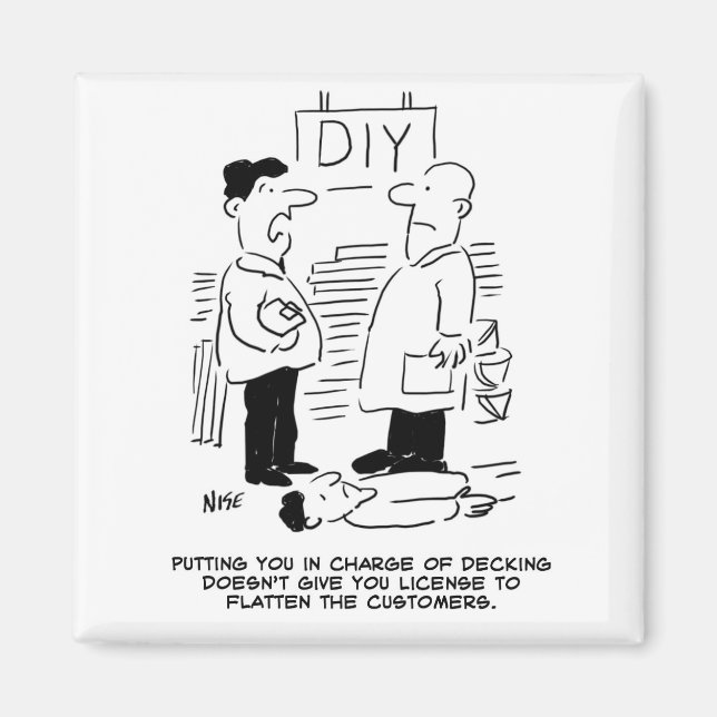 Distributionshanterare för butiksbutiksbutiksbutik magnet (Framsidan)