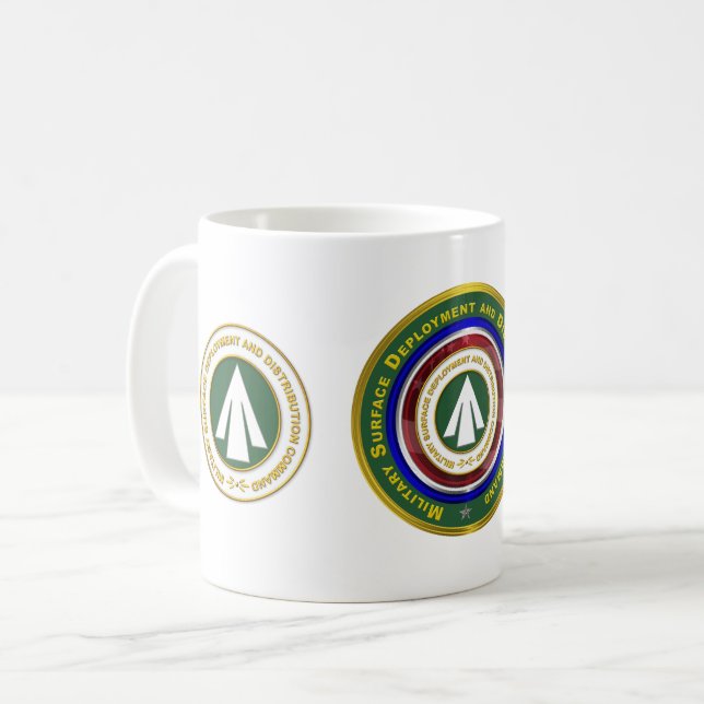 Distributionskommando för militär Yta Kaffemugg (Framsida vänster)