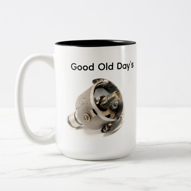 Distributor Auto Part Två-Tonad Mugg (Vänster)