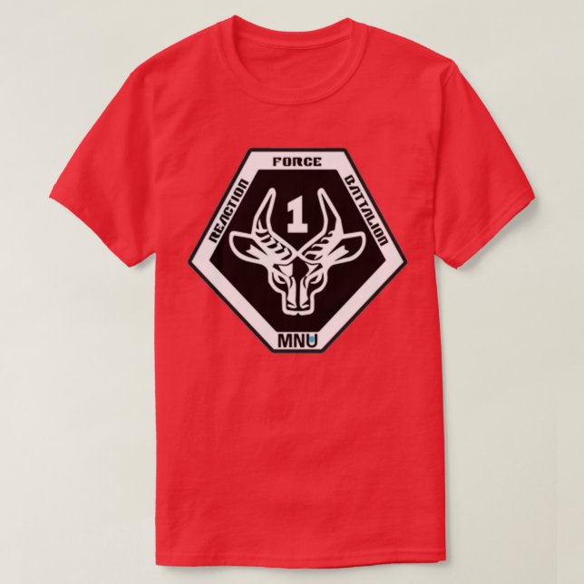 District 9 MNU 1st Reaction Battalion T Shirt (Design framsida)