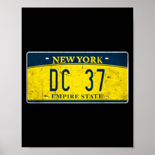 District Council 37 fackförening Pride New York Ny Poster