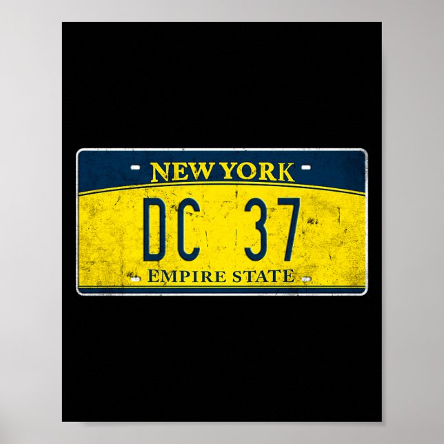 District Council 37 fackförening Pride New York Ny Poster (Framsidan)