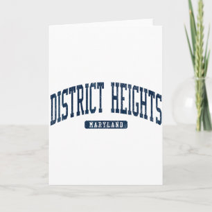 District Heights Maryland Md Högskola Universitet Kort