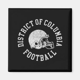 District Of Columbia Fotboll Throwback Fotboll H Magnet