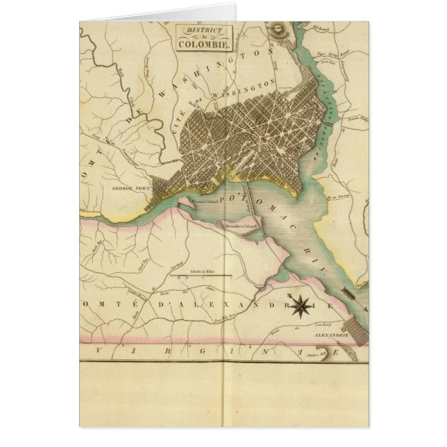 District of Columbia Hälsningskort (Framsidan)