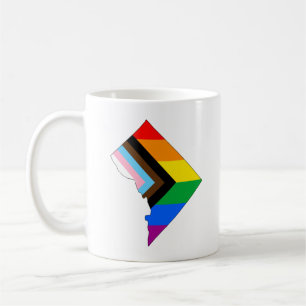 District of Columbia Pride HBTQ Stolthet Kaffemugg