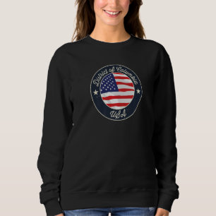 District of Columbia Souvenir Retro Grafisk Premiu T Shirt