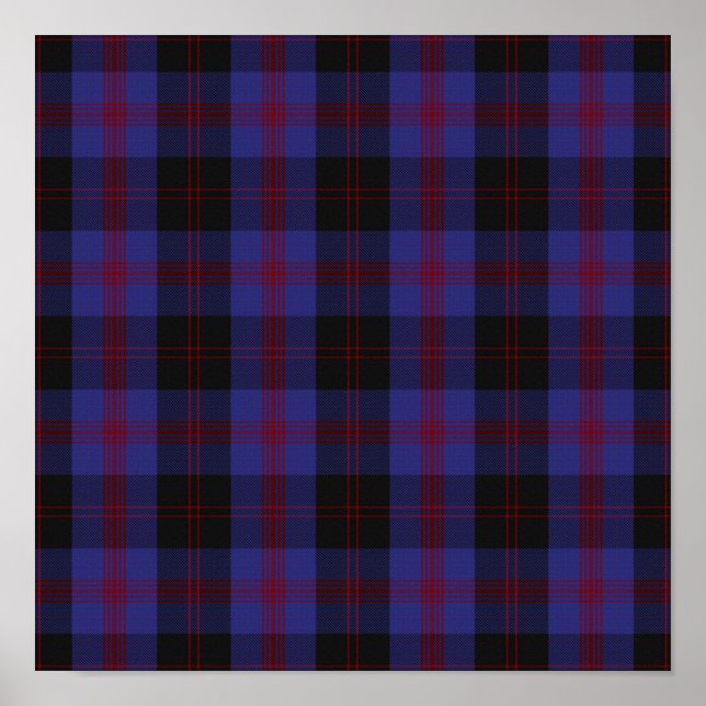 District Tartan - Angus - Digital Download Poster (Framsidan)