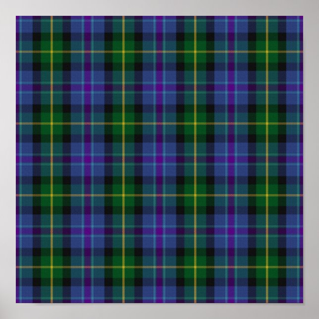 District Tartan - Ayrshire - Digital Download Poster (Framsidan)