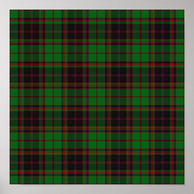 District Tartan - Buchan - Digital Download Poster (Framsidan)