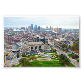 Distrikt Kansas City, Missouri, View Fototryck