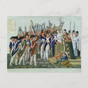Distriktens ed, februari 1790 vykort