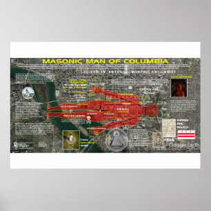 Distriktet Colombia - Masonic Man 1 Poster