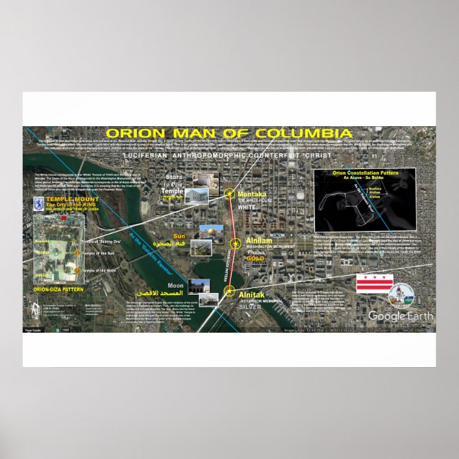 Distriktet Colombia - Masonic Man 3 Poster (Framsidan)