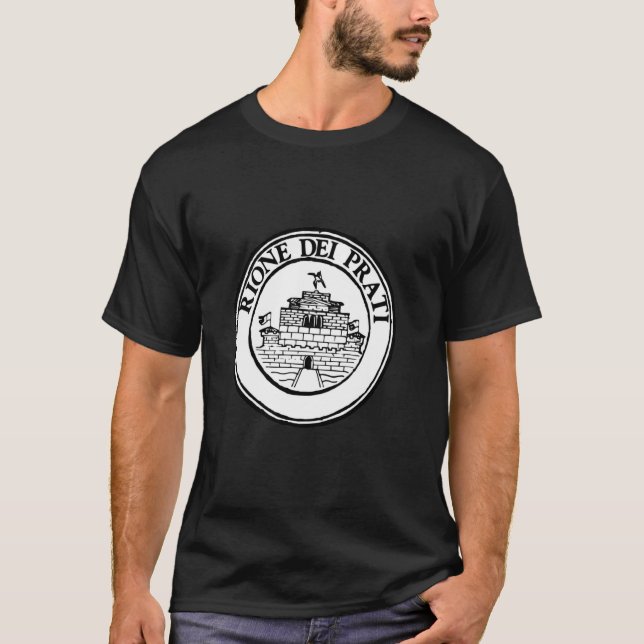 Distriktet Prati - symbol för distrikten i Rom T Shirt (Framsida)