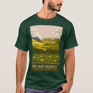 Distriktet Sjö Helvellyn från Penruddock T Shirt