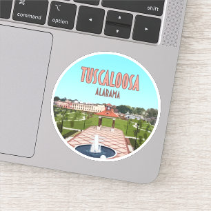 Distriktet Tuscaloosa Alabama Klistermärken