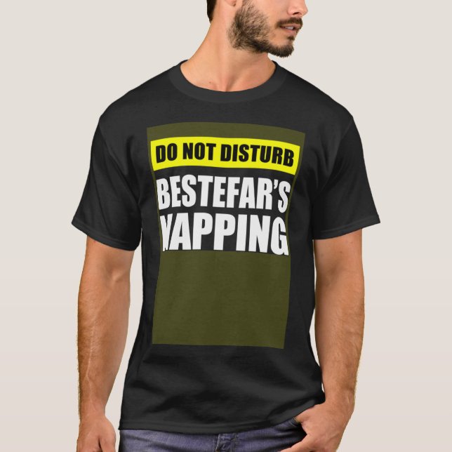 Disturb Bestefar s Napping T Shirt (Framsida)