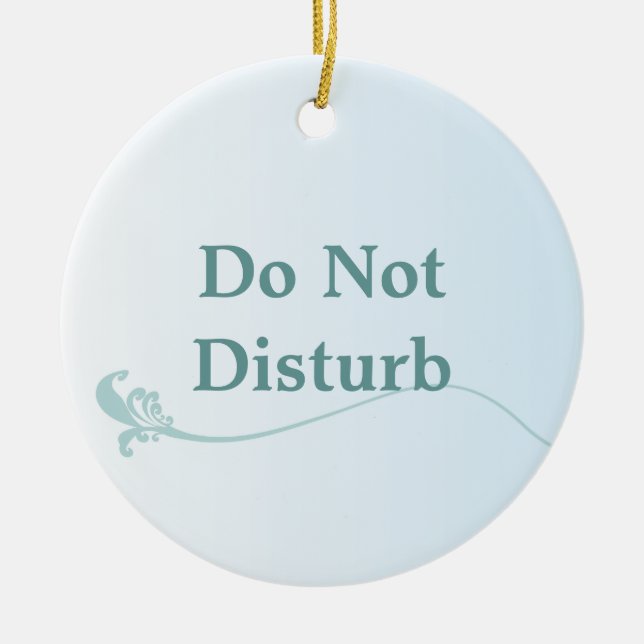 Disturb Dörrskydd Julgransprydnad Keramik (Framsidan)