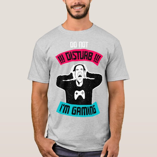 Disturb, jag spelar t shirt (Framsida)